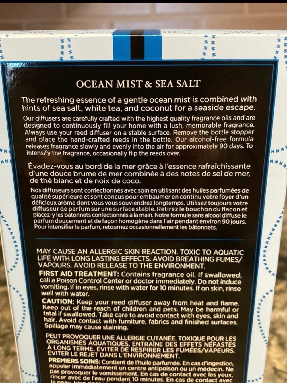 NEST Fragrances Diffuser Ocean Mist & Sea Salt - BRAND NEW